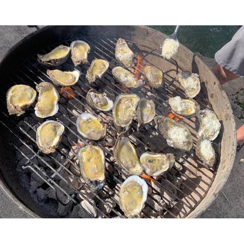 King Kooker 5500 Stainless Steel Oyster Opener, with Oyster Knife