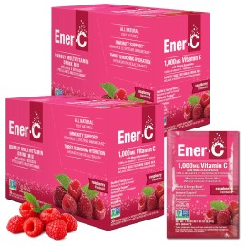 Ener-C 60 Pack Multivitamin Powder Packets With Vitamin C Antioxidants And Energy Boost