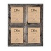 8x10-2.5" Wide Reclaimed Rustic Barnwood Collage Photo Frame - Holds