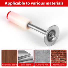 200Pcs Round Nails 7.3mm for Mini Steel Nails Guns - Nail Hand-Steel Nail Concrete Wall Fastening, Compressed Air Nail Gun Accessories, for Ceiling Cable Concrete Fixing Installation