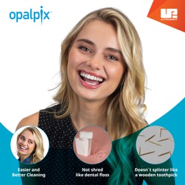 Ultradent Opalpix Dental Picks (6 Pack) 32ct per Pack Toothpicks Opalescence Teeth Products Plastic Tooth Dental Pick Oral Care Soft Tips 5590-6