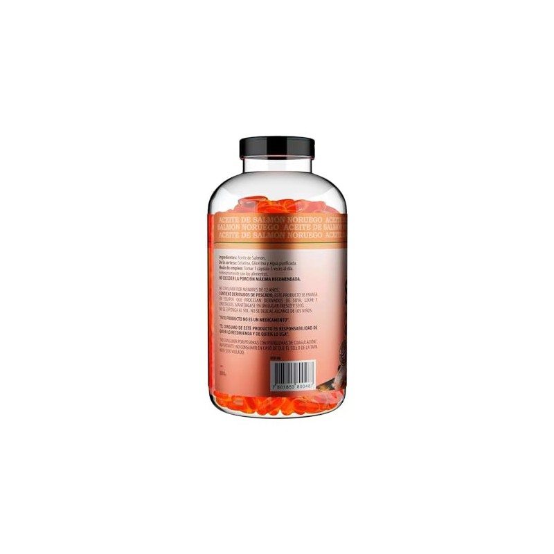 Aceite De Salmon Noruego Omega 3 All Nature 320 Cápsulas