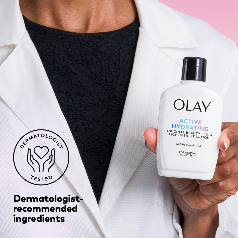 Olay Face Moisturizer, Active Hydrating Beauty Moisturizing Lotion, 6 fl