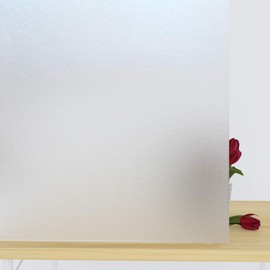 Frosted Window Film Privacy 30 x 200 cm Opaque Privacy Window Sticker Door Cover Anti-UV Static for Office Bathroom Home (Frosted, 30x200cm)