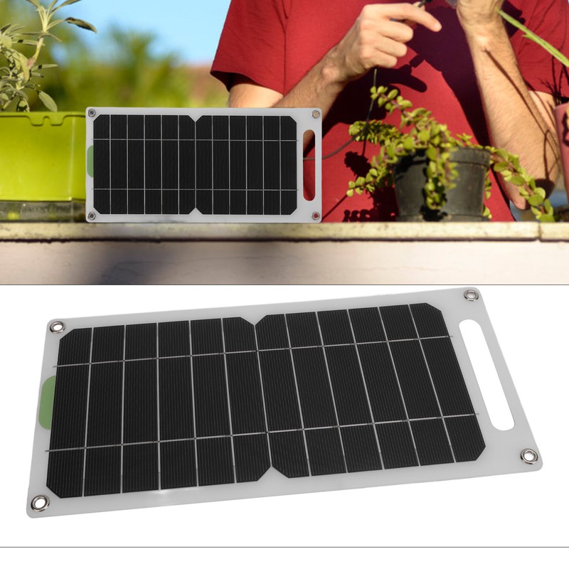 12W Solar Panel Monocrystalline Silicon Waterproof Portable Solar Panel with
