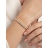 GOOGAS Princess cut Cubic Zirconia cz Simulated Diamond Gold Bezel