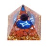 Constellation Pyramid Stone for Positive Energy Reduce Stress Chakra Resin