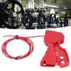 Cable Lockout High Temperature Resistance Corrosion Resistant Nylon Adjustable Safety