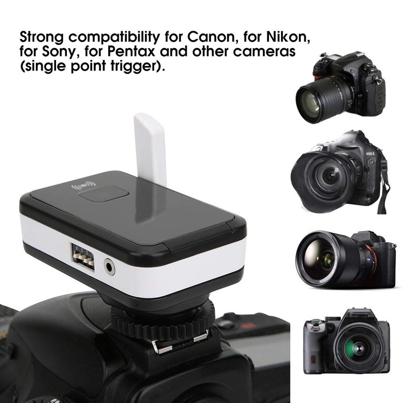 Wireless Remote Control Flash Trigger Set, 16-Channel Studio Light Shutter