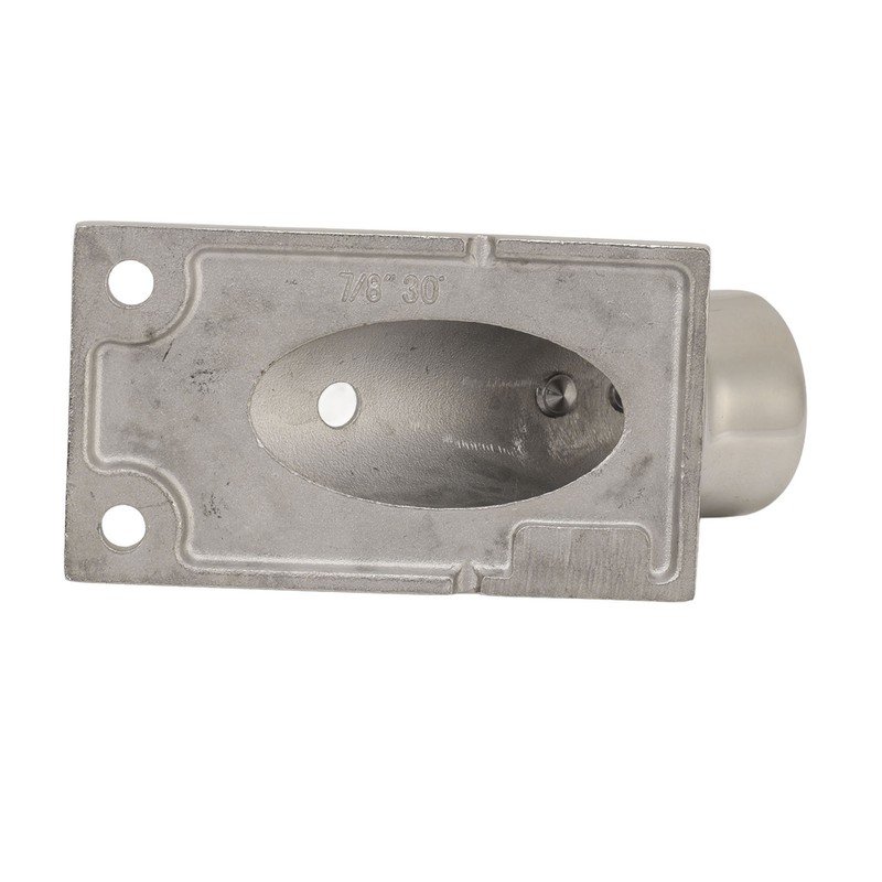 Boat Tube Base Rectangular 316 Stainless Steel Handrail Tube Base
