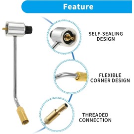 Mtsooning 5430 Stove Pressure Regulator Replacement Parts, Propane Regulator Adapter for Coleman Stove, Not Fit for Coleman Roadtrip LXE Grills