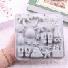 AIBOYA 2Pcs Summer Beach Theme Silicone Molds Coconut Tree Starfish