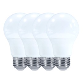 Shine LED A19 Dimmable LED Bulbs, 9W = 60W, 800 Lumens, E26 Medium Base, UL Listed & Energy Star Certified, For Home, Office, Garage, Vanity, Kitchen, Bedroom & Study – 4 Pack (3000K Warm White)