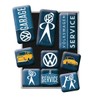 Nostalgic-Art 83081 Volkswagen - VW Service, Magnet Set (9pcs)