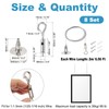 PATIKIL 8 Pcs Adjustable Picture Hanging Wire Kit, 2m/6.6ft Fit