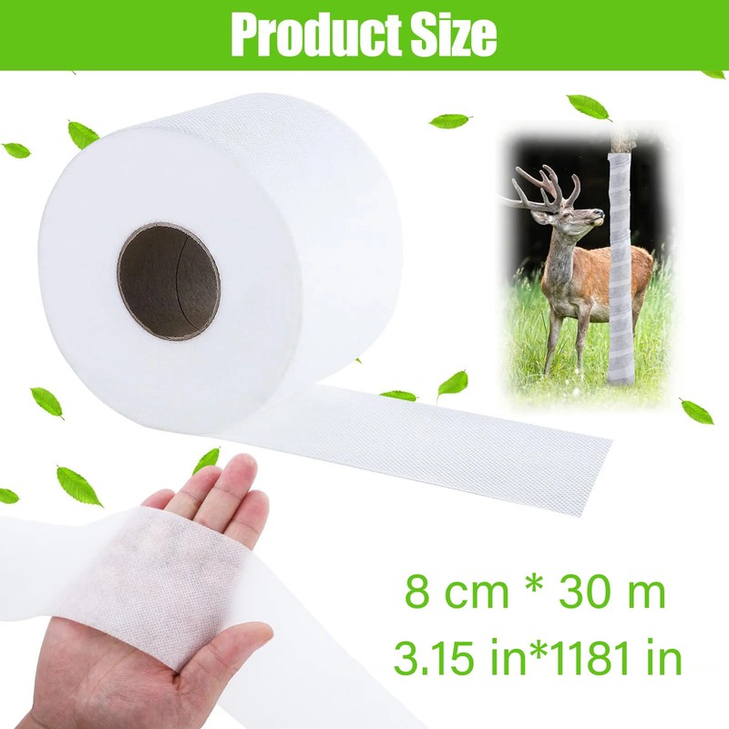 Tree Wrap for Winter Plant Protection – Non-Woven 8 cm