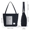 KALIDI Women's Tote Bag, Shoulder Bag, Large Size, Canvas Tote,