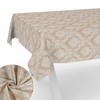 Fabric Tablecloth, Textile Table Linen, Cotton Polyester, Washable, Plain Ornamental
