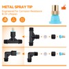 6-Nozzle Poly Boom Wand with 3/8" Brass Fitting, 7.5 Ft.