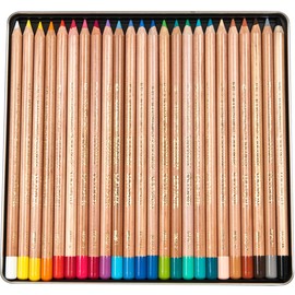 Koh-I-Noor Gioconda Soft Pastel Pencil Set, 24/Each Packed in Tin, Assorted Colored Pencils (FA8828.24)
