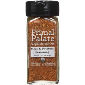 Primal Palate Organic Spices Meat & Potatoes Seasoning, Certified Organic, 2.3 oz Bottle