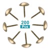 Piutouyar 200 Pcs Bronze Upholstery Tacks Antique Metal Thumb Tacks