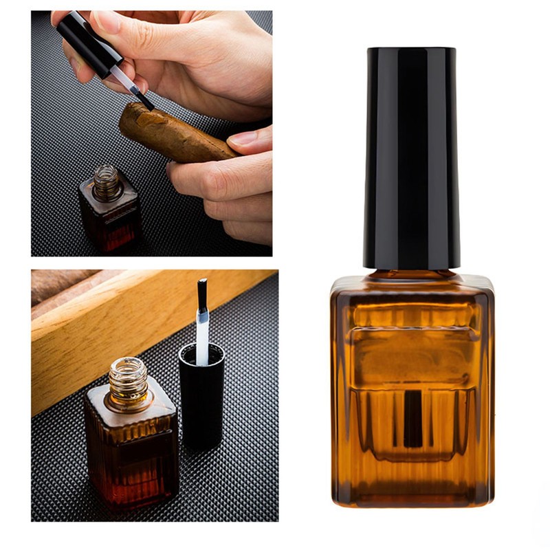 Cigar Repair Liquid with Brush Sealing Adhesive Glue for Damaged