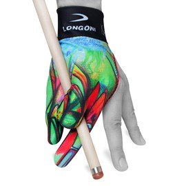 LONGONI Billiard POOL CUE GLOVE Fancy Leonardo 1 for Left hand