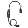 FIRMERST 1875W Outdoor Extension Cord with Switch Waterproof Black 3