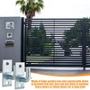Dunzy Wall Mount Gate Hinges Wall Plate Hinges Heavy Duty