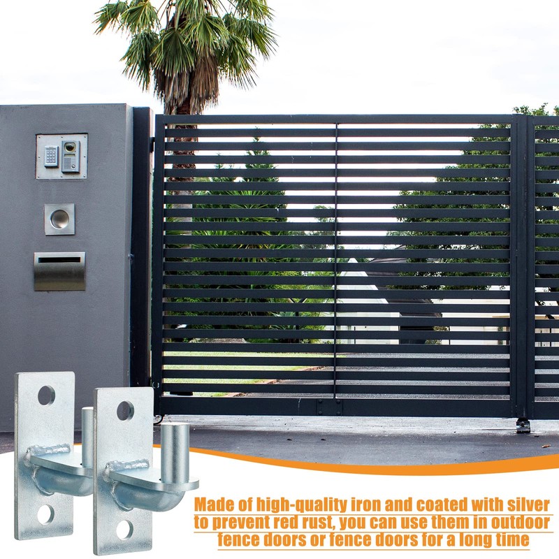 Dunzy Wall Mount Gate Hinges Wall Plate Hinges Heavy Duty
