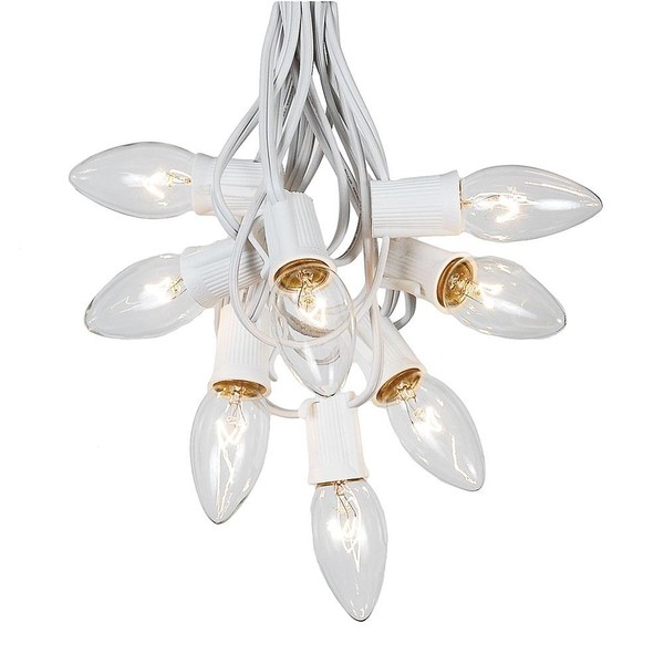 C9 Clear Christmas String Light Set - Outdoor Christmas Light