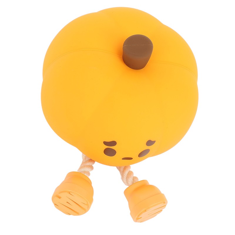 Cute Night Light Tap Control Dimmable Rechargeable Pumpkin Shape Bedside