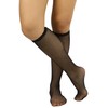 tobeinstyle Sheer de la mujer fishnet rodilla alta calcetines con