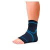 MEDWAY | Tobillera Elástica Deportiva Premium Color Negro - Azul