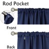BGment Rod Pocket and Back Tab Blackout Curtains for Bedroom