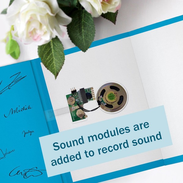 10s CARD 6x6 RECORDABLE GREETING CARD chip sound musical voice talking …