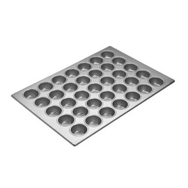 Focus Foodservice 905575 Cupcake Muffin Pan, 35-Cup, Silver