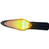 MotorToGo Black Sequential Turn Signals LED Turn Signals Blinkers Indicators