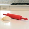 Better Houseware Silicone Rolling Pin _ - Red