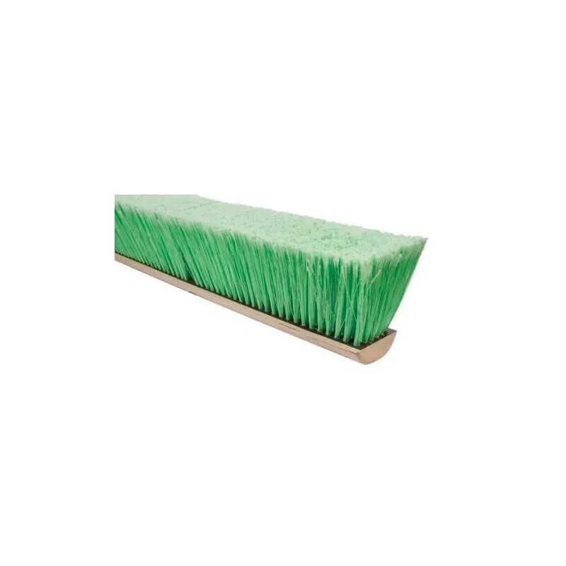 Magnolia 624 24" Green Flagged Plastic Floor Broom with 48"