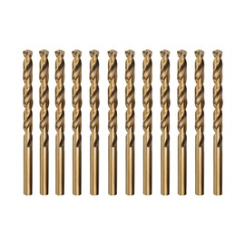 Misuyue M35 Cobalt HSS Twist Drilling Bits, 12pcs Metal Drill Bit 3.5mm/0.137", Carbide Drill Bits for Stainless Copper Wood Plastic Aluminum and other Hard Materials