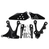 TCMT Black Front Footrest Foot Pegs Bracket Fits For KAWASAKI