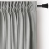 AmeliaHome Curtain Velvet Look Pack of 1 Velvet blackout curtain,