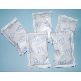 celloexpress 100g Silica Gel Pouches - Pack of 4 - Total Gel Weight 400g - Silica Gel in Tyvek Fabric Sachets (100g, 4)