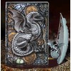 LaVenty Vintage Dragon DND Notebook Dragon Paper Notepad Hardcover A5
