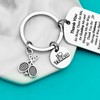 Ximalun Tennis Coach Keyring Tennis Coach Appreciation Gift Thank You