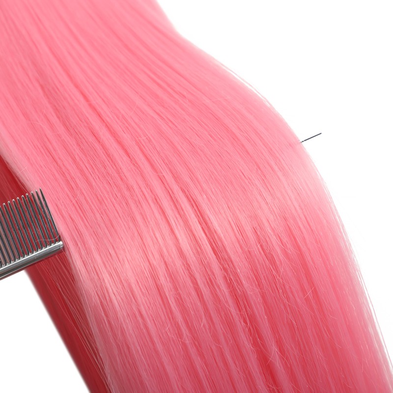Deep Pink Braiding Hair Pre Stretched, 24inch 3 Packs