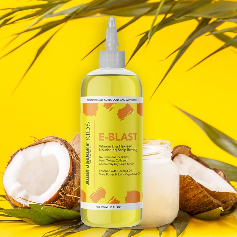 Aunt Jackie's Kids E-Blast Daily Oil for Dry Scalp, Vitamin