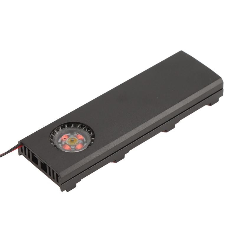 M.2 NGFF NVME SSD Heatsink Quadruple Heat Dissipation 5V Fan